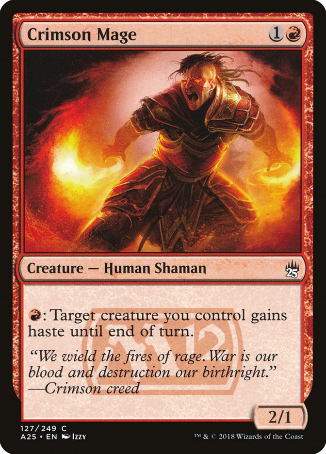 Crimson Mage [Masters 25] | Boutique FDB TCG