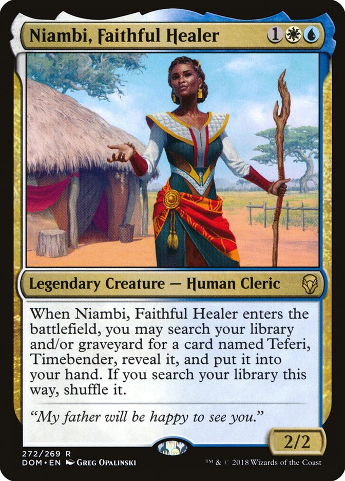 Niambi, Faithful Healer [Dominaria] | Boutique FDB TCG