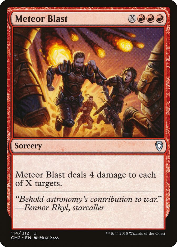 Meteor Blast [Commander Anthology Volume II] | Boutique FDB TCG