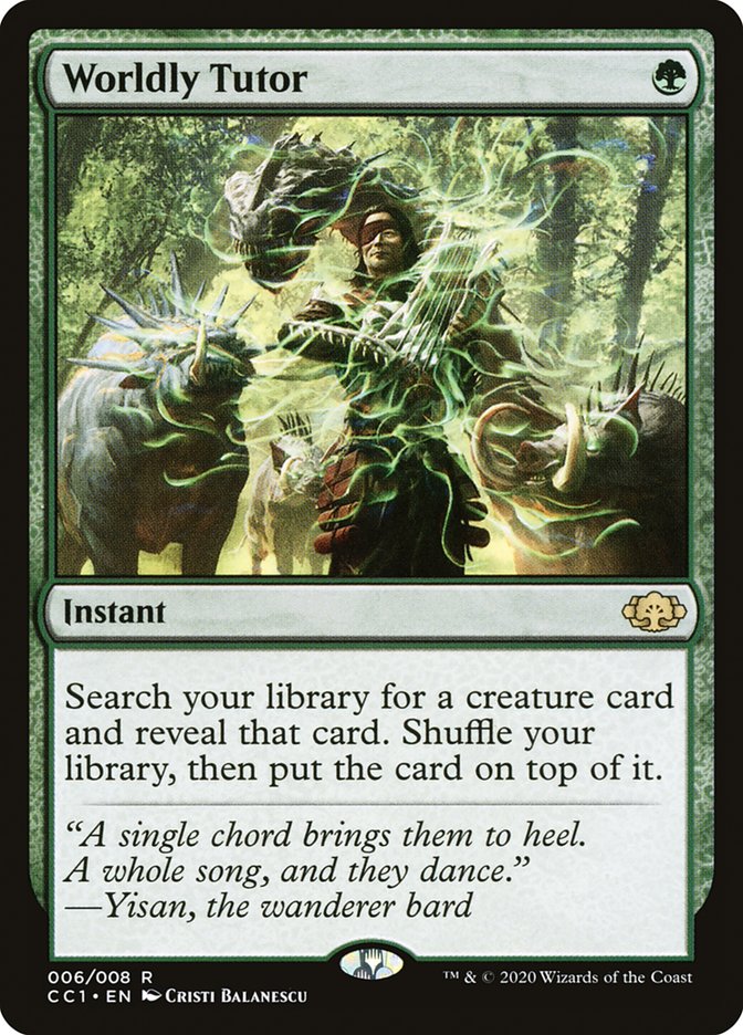 Worldly Tutor [Commander Collection: Green] | Boutique FDB TCG