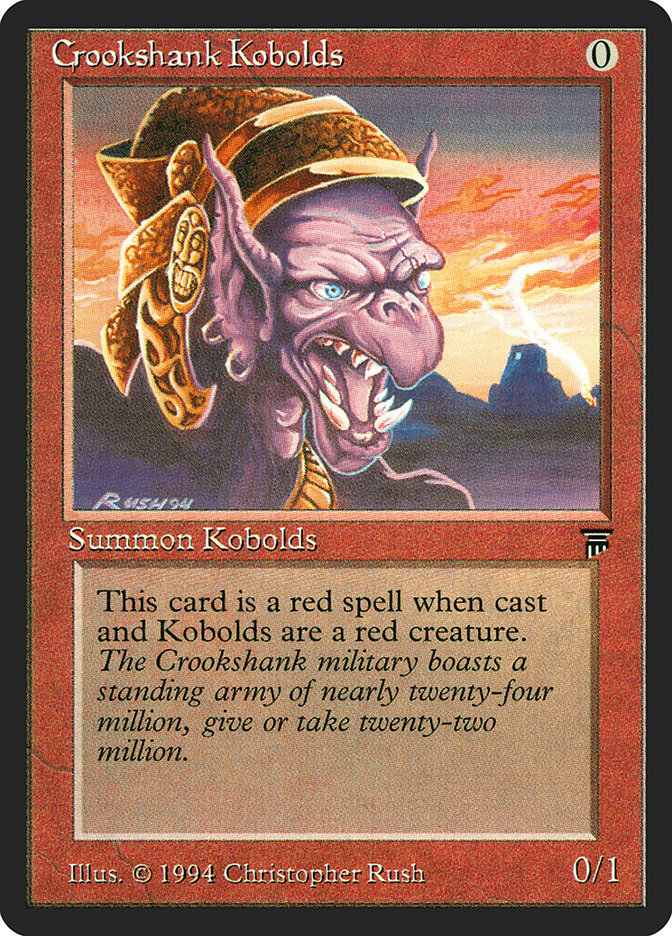 Crookshank Kobolds [Legends] | Boutique FDB TCG