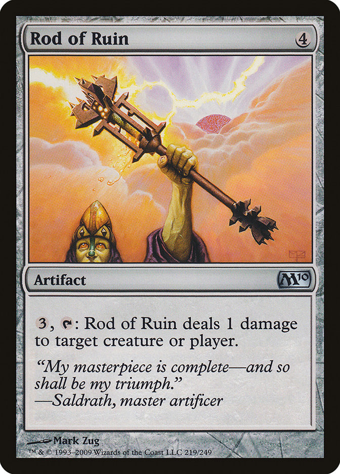 Rod of Ruin [Magic 2010] | Boutique FDB TCG