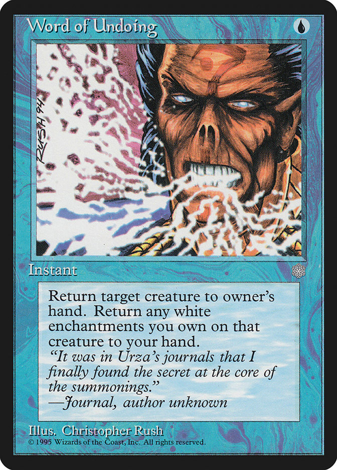 Word of Undoing [Ice Age] | Boutique FDB TCG