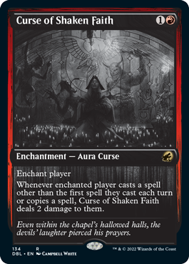 Curse of Shaken Faith [Innistrad: Double Feature] | Boutique FDB TCG