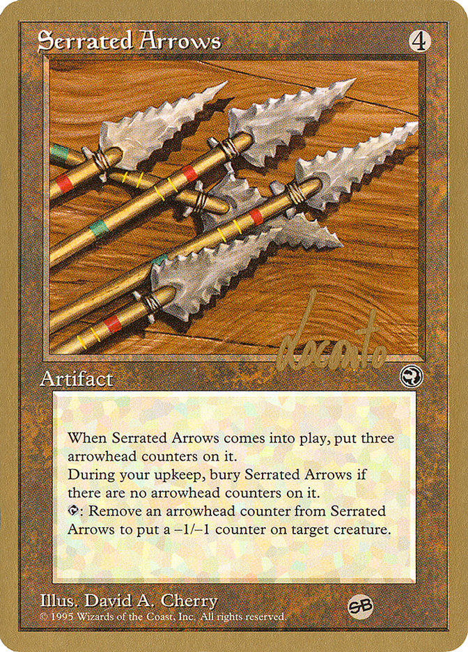 Serrated Arrows (Michael Loconto) (SB) [Pro Tour Collector Set] | Boutique FDB TCG