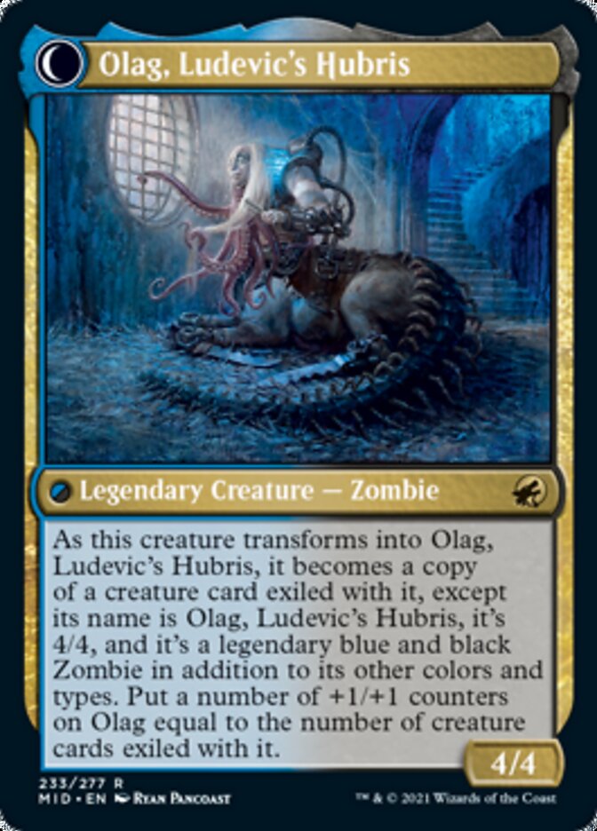 Ludevic, Necrogenius // Olag, Ludevic's Hubris [Innistrad: Midnight Hunt] | Boutique FDB TCG