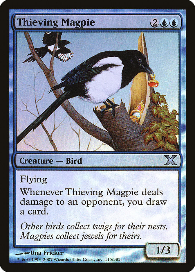 Thieving Magpie (Premium Foil) [Tenth Edition] | Boutique FDB TCG