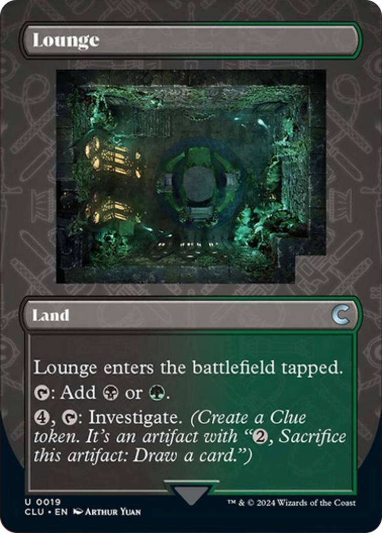 Lounge (Borderless) [Ravnica: Clue Edition] | Boutique FDB TCG