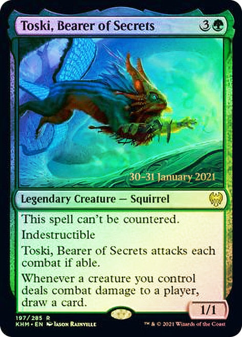 Toski, Bearer of Secrets [Kaldheim Prerelease Promos] | Boutique FDB TCG