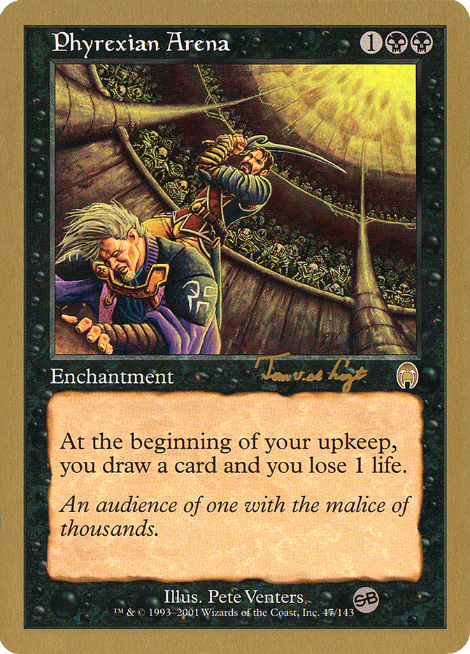 Phyrexian Arena (Tom van de Logt) (SB) [World Championship Decks 2001] | Boutique FDB TCG