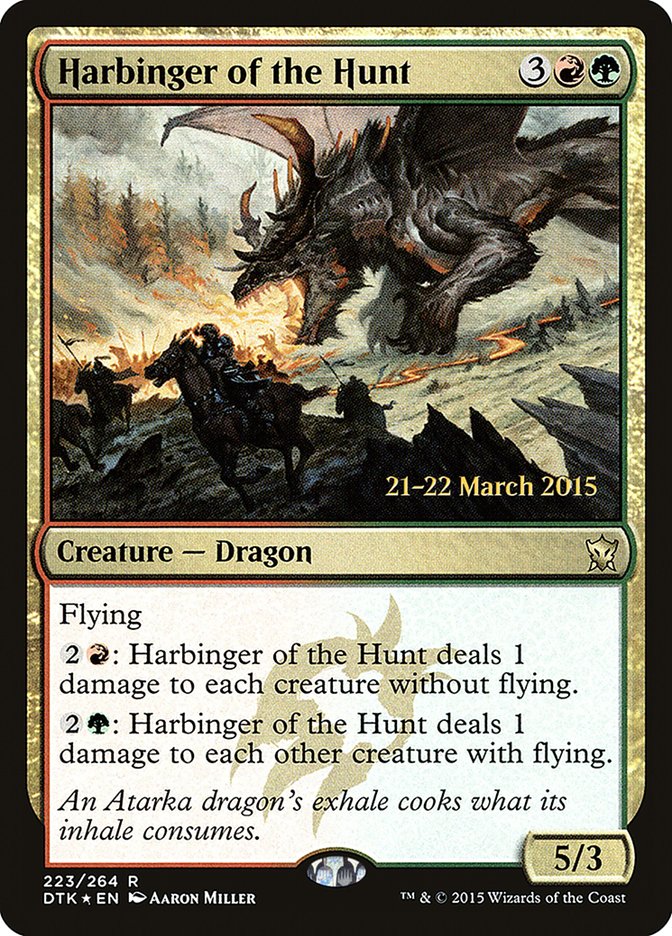 Harbinger of the Hunt [Dragons of Tarkir Prerelease Promos] | Boutique FDB TCG