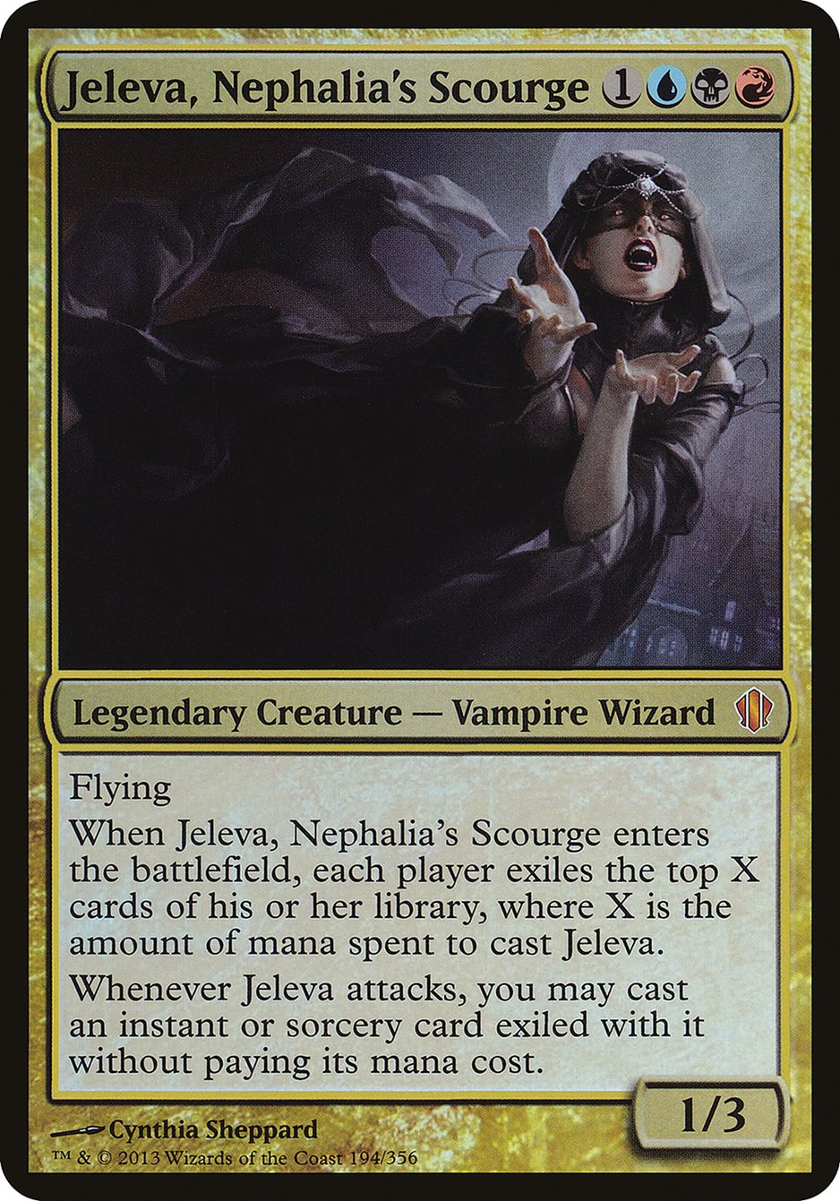 Jeleva, Nephalia's Scourge (Oversized) [Commander 2013 Oversized] | Boutique FDB TCG