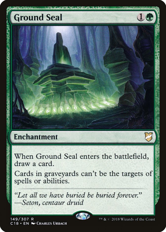 Ground Seal [Commander 2018] | Boutique FDB TCG