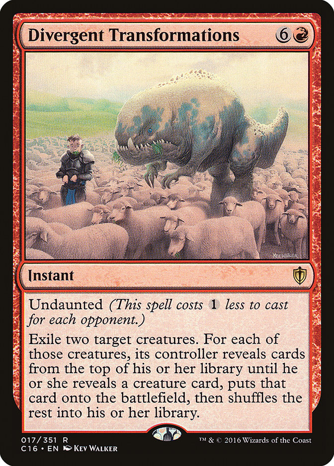 Divergent Transformations [Commander 2016] | Boutique FDB TCG