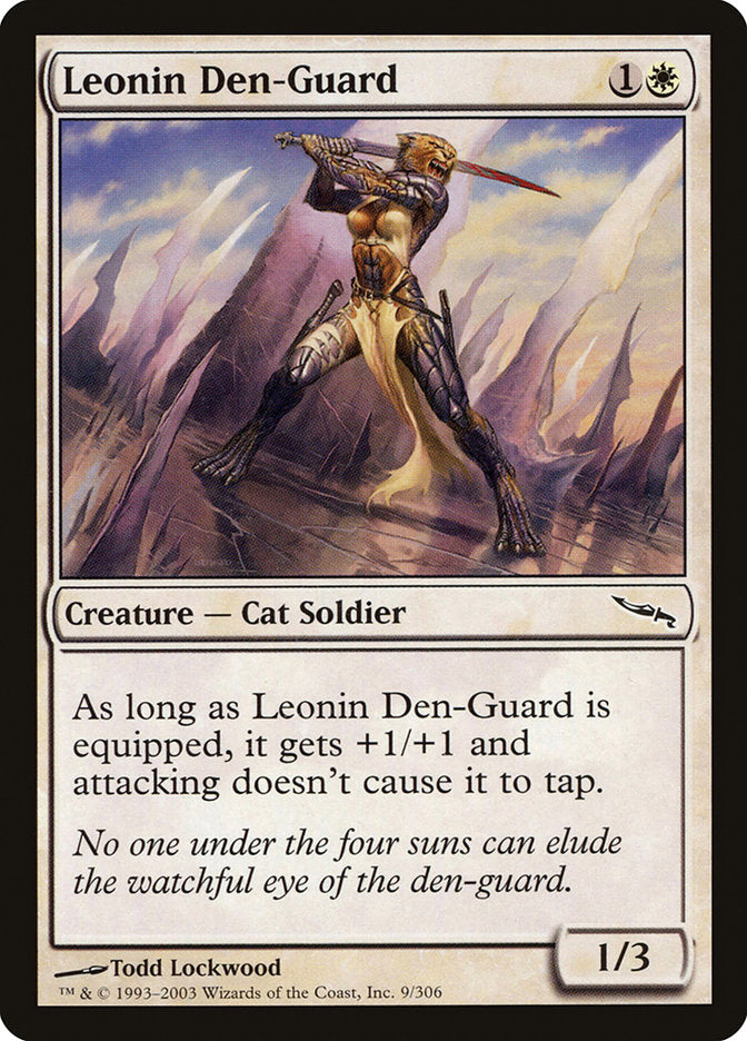 Leonin Den-Guard [Mirrodin] | Boutique FDB TCG
