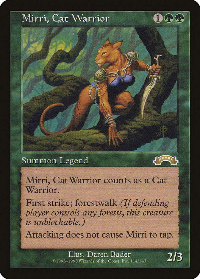 Mirri, Cat Warrior [Exodus] | Boutique FDB TCG