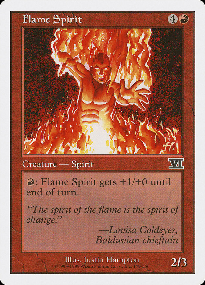 Flame Spirit [Classic Sixth Edition] | Boutique FDB TCG