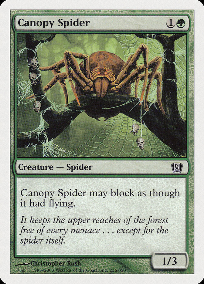 Canopy Spider [Eighth Edition] | Boutique FDB TCG