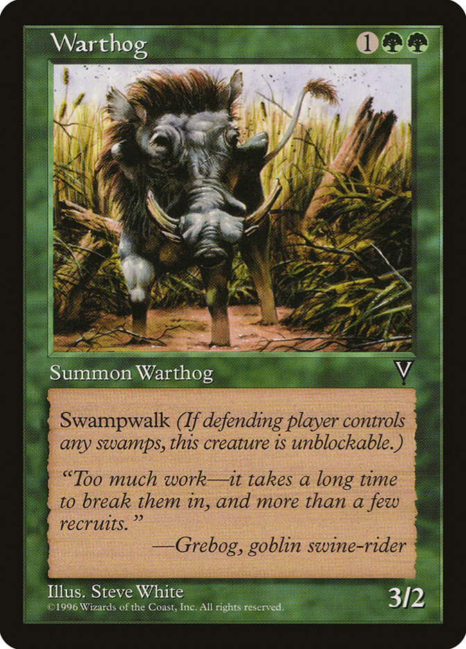 Warthog [Visions] | Boutique FDB TCG