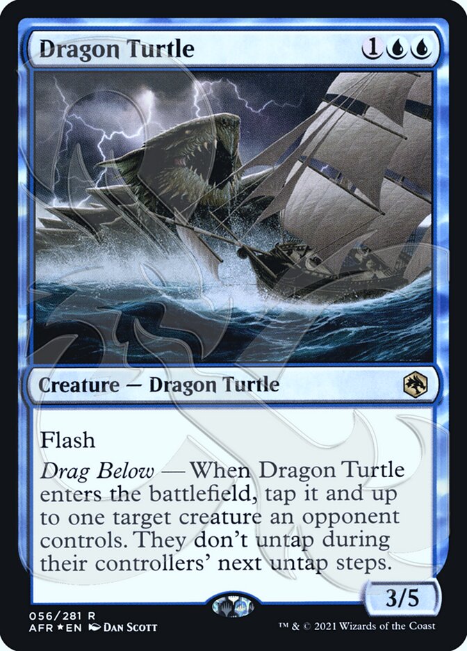 Dragon Turtle (Ampersand Promo) [Dungeons & Dragons: Adventures in the Forgotten Realms Promos] | Boutique FDB TCG