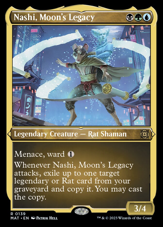 Nashi, Moon's Legacy (Foil Etched) [March of the Machine: The Aftermath] | Boutique FDB TCG