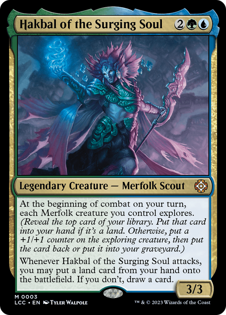 Hakbal of the Surging Soul [The Lost Caverns of Ixalan Commander] | Boutique FDB TCG