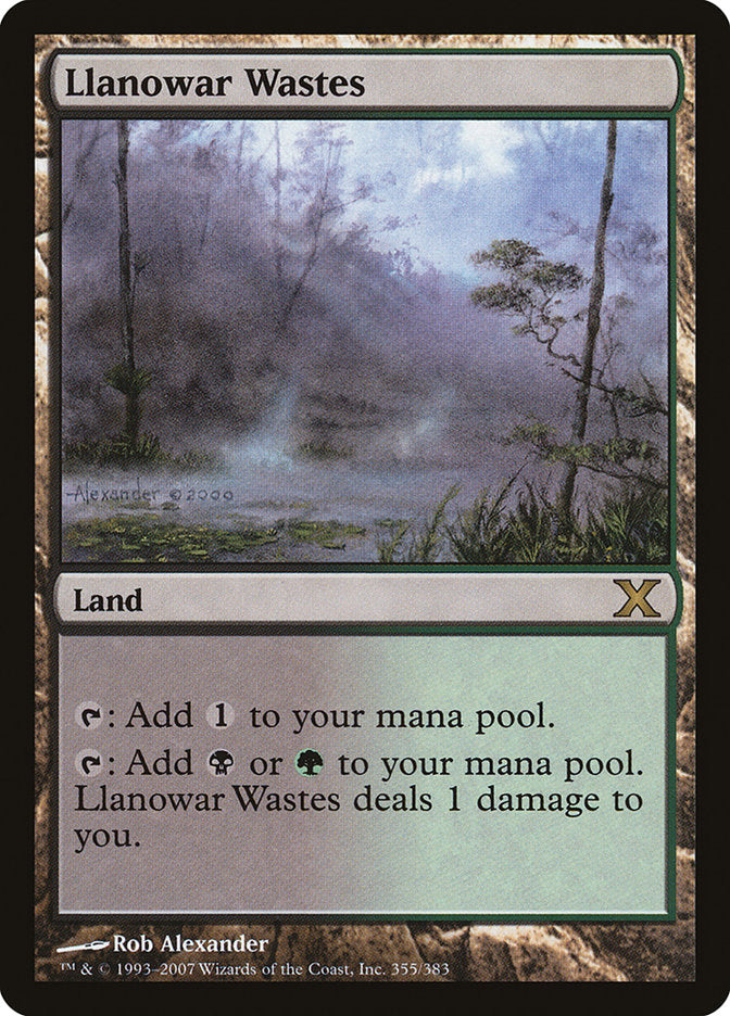 Llanowar Wastes [Tenth Edition] | Boutique FDB TCG