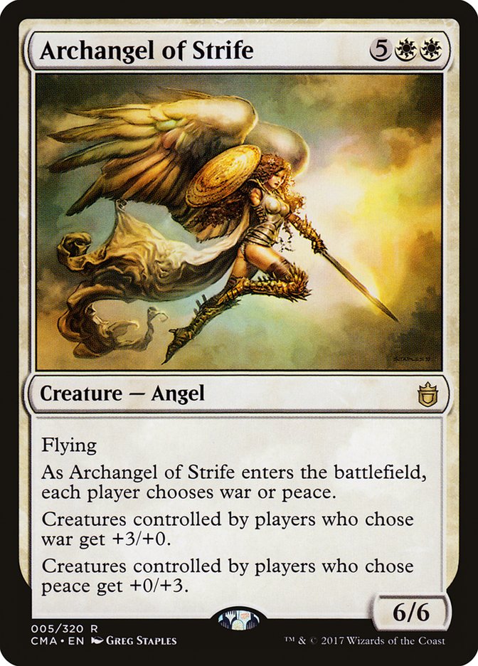 Archangel of Strife [Commander Anthology] | Boutique FDB TCG