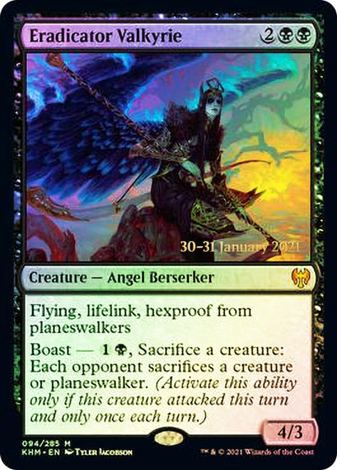 Eradicator Valkyrie [Kaldheim Prerelease Promos] | Boutique FDB TCG