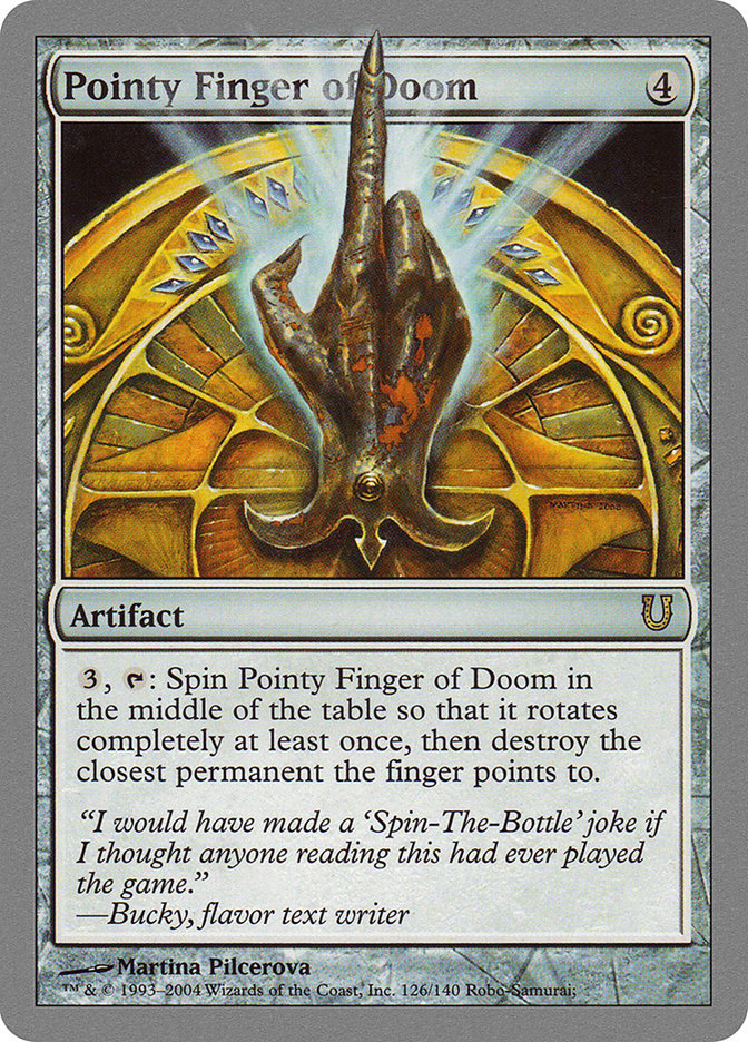 Pointy Finger of Doom [Unhinged] | Boutique FDB TCG