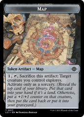 Map // Fungus Double-Sided Token [The Lost Caverns of Ixalan Tokens] | Boutique FDB TCG