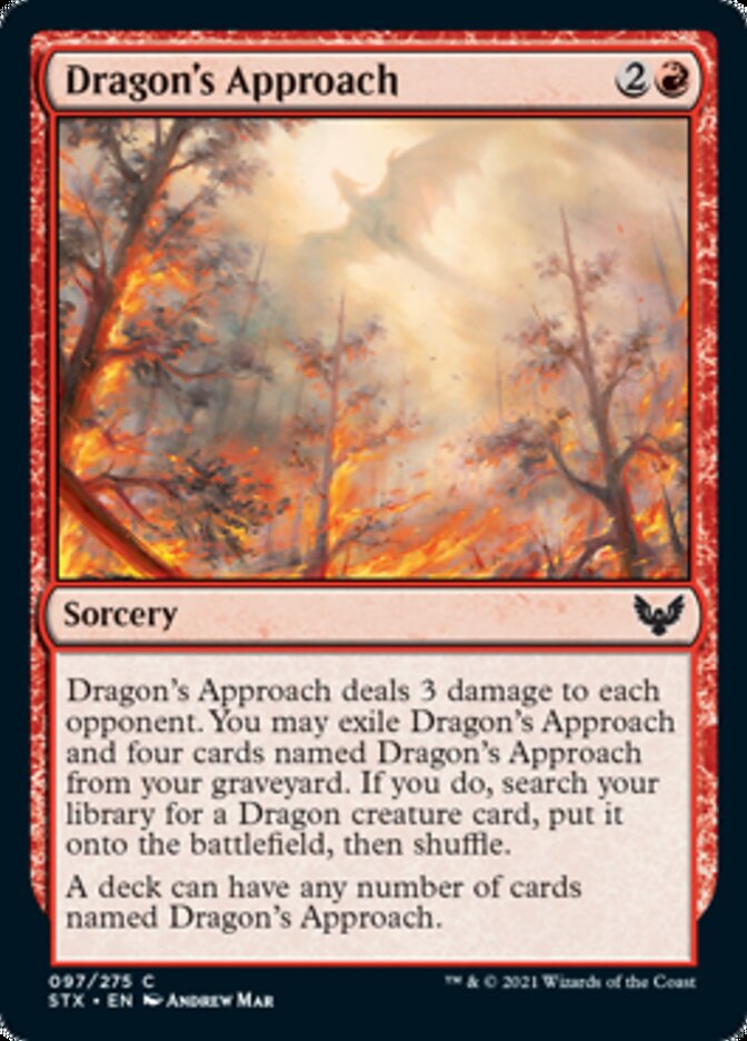 Dragon's Approach [Strixhaven: School of Mages] | Boutique FDB TCG