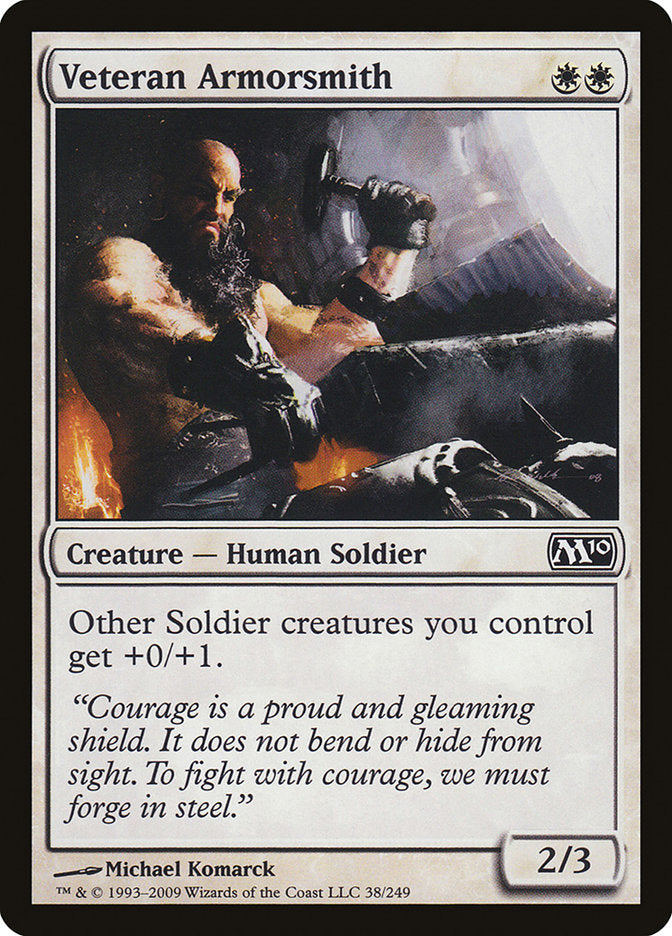 Veteran Armorsmith [Magic 2010] | Boutique FDB TCG