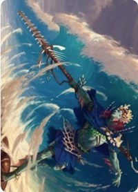 Tazeem Roilmage Art Card [Zendikar Rising Art Series] | Boutique FDB TCG