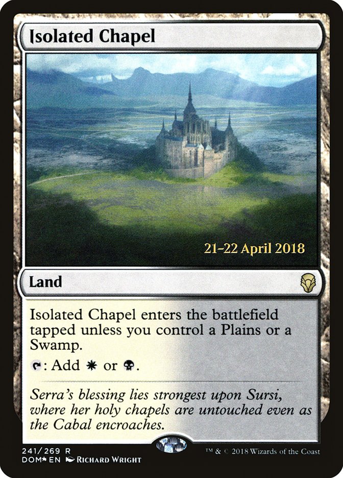 Isolated Chapel [Dominaria Prerelease Promos] | Boutique FDB TCG