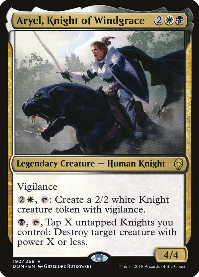 Aryel, Knight of Windgrace [Dominaria] | Boutique FDB TCG