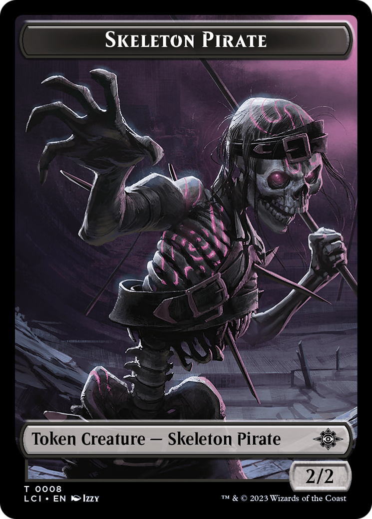 Map // Skeleton Pirate Double-Sided Token [The Lost Caverns of Ixalan Commander Tokens] | Boutique FDB TCG