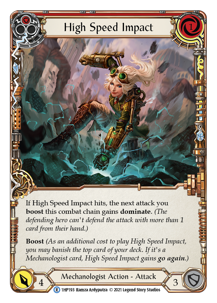 High Speed Impact (Red) [1HP193] (History Pack 1) | Boutique FDB TCG