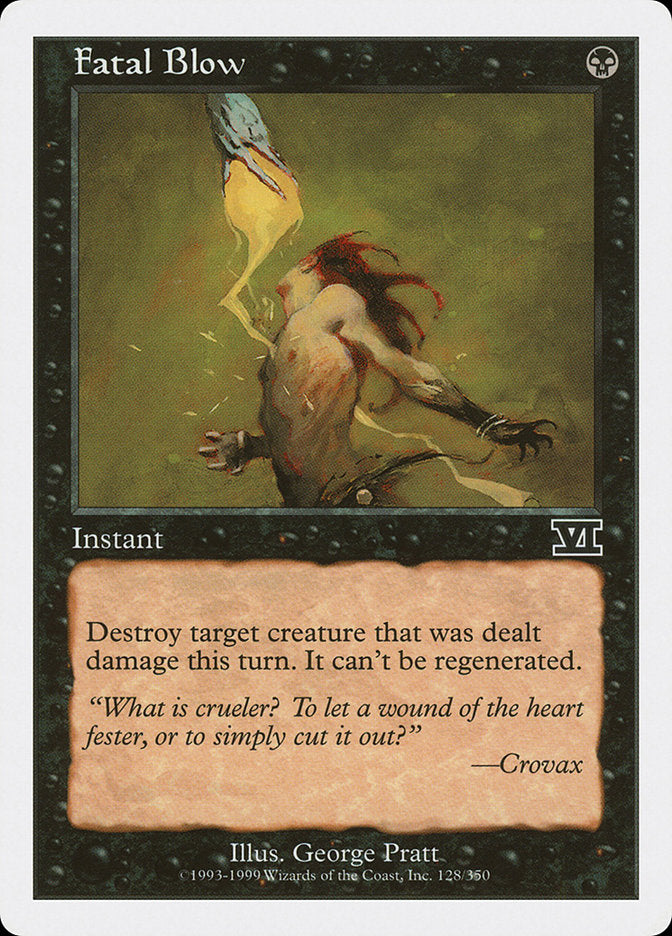 Fatal Blow [Classic Sixth Edition] | Boutique FDB TCG