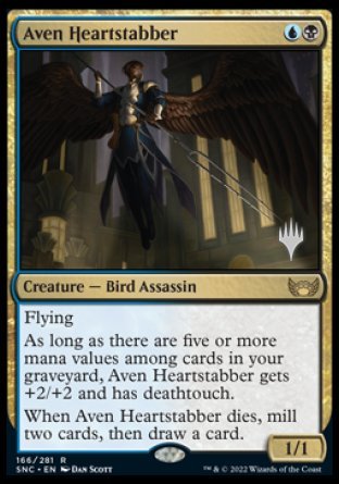 Aven Heartstabber (Promo Pack) [Streets of New Capenna Promos] | Boutique FDB TCG