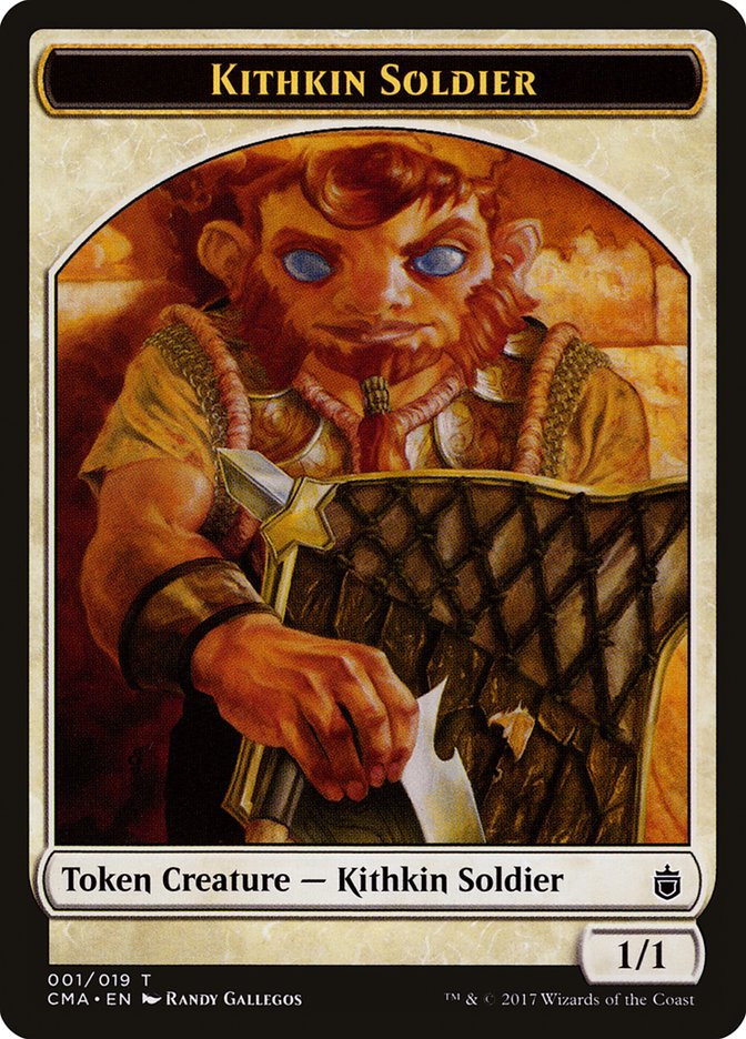 Kithkin Soldier Token [Commander Anthology Tokens] | Boutique FDB TCG