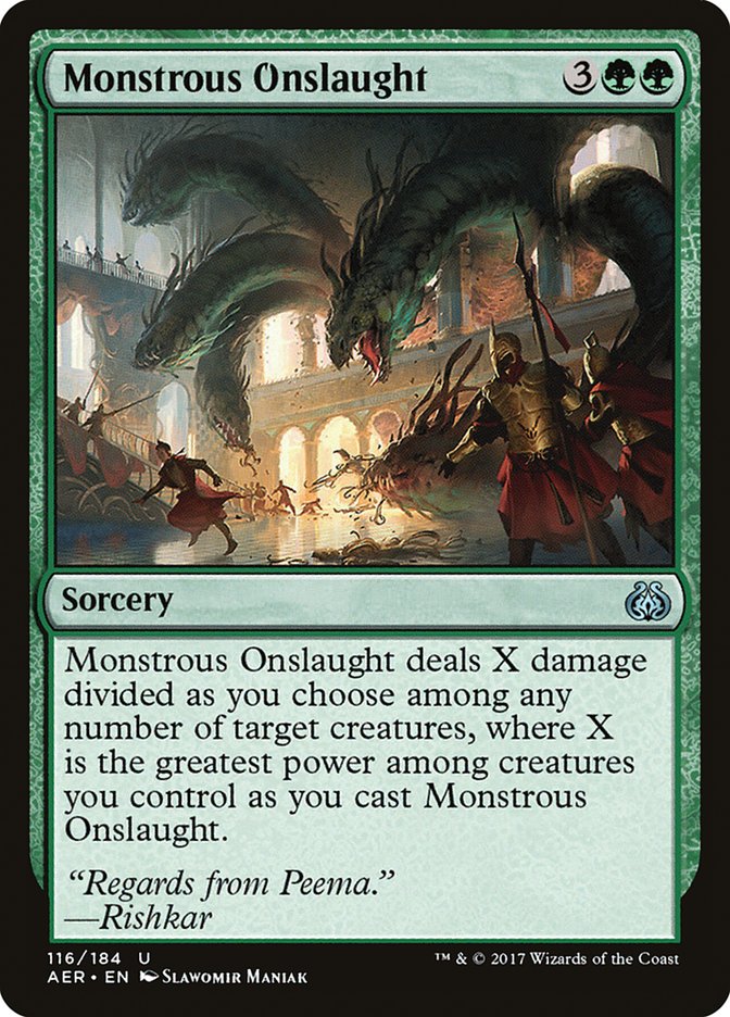 Monstrous Onslaught [Aether Revolt] | Boutique FDB TCG