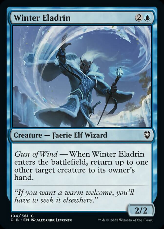 Winter Eladrin [Commander Legends: Battle for Baldur's Gate] | Boutique FDB TCG