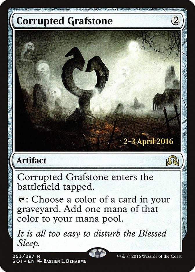 Corrupted Grafstone [Shadows over Innistrad Prerelease Promos] | Boutique FDB TCG