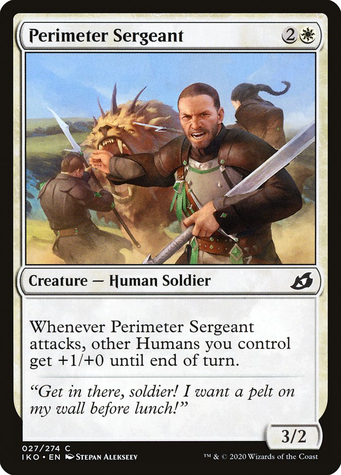 Perimeter Sergeant [Ikoria: Lair of Behemoths] | Boutique FDB TCG