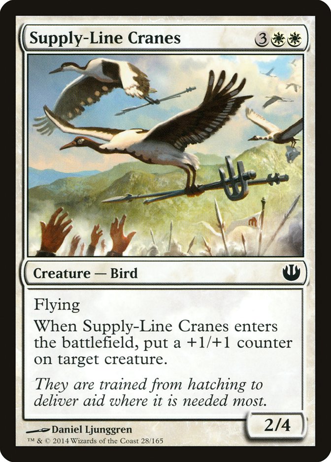 Supply-Line Cranes [Journey into Nyx] | Boutique FDB TCG