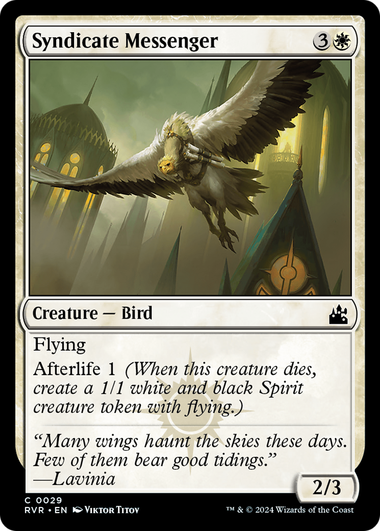Syndicate Messenger [Ravnica Remastered] | Boutique FDB TCG