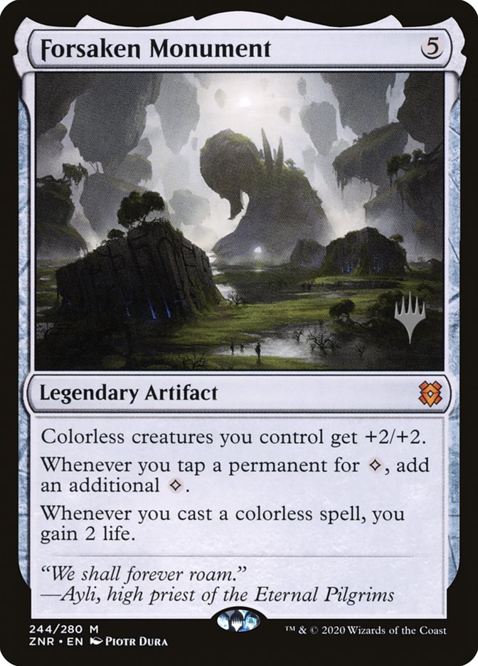 Forsaken Monument (Promo Pack) [Zendikar Rising Promos] | Boutique FDB TCG