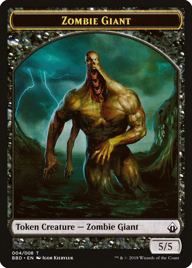 Zombie Giant Token [Battlebond Tokens] | Boutique FDB TCG