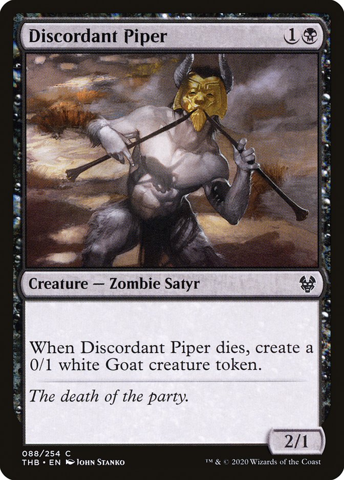 Discordant Piper [Theros Beyond Death] | Boutique FDB TCG